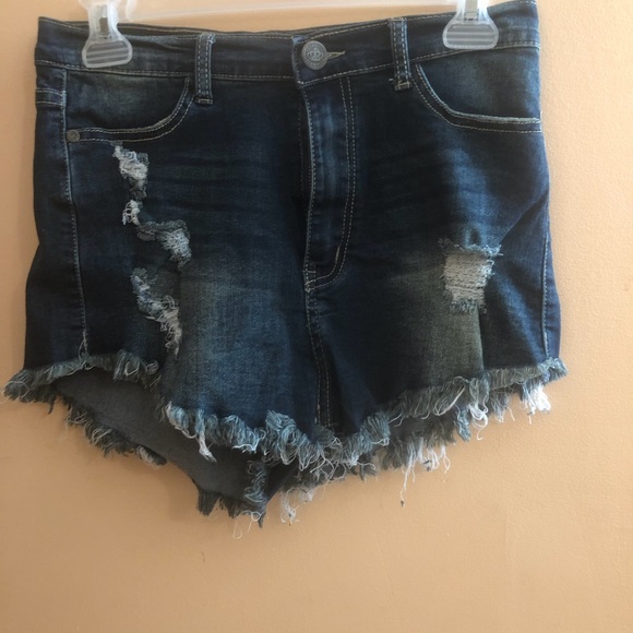 High waisted jean shorts - Picture 1 of 4